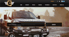 Desktop Screenshot of canyonstateauto.com